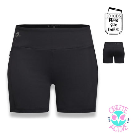 STEVIE Black Gym Shorts