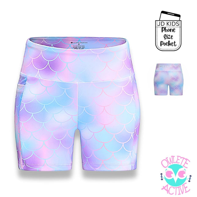  qtGLB Girls Shorts 3-Pack Cotton Active Athletic