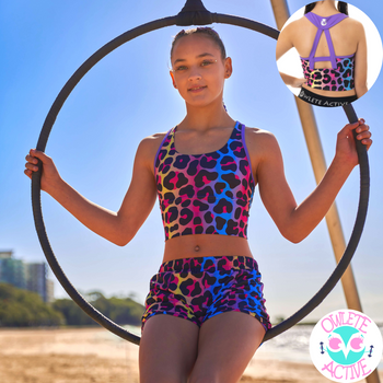 NEW LOOK Kool leopard crop - owlete active