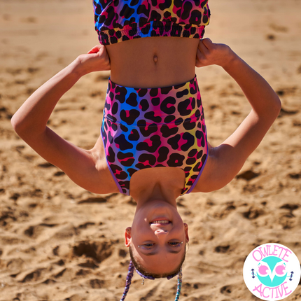 NEW LOOK Kool leopard crop - owlete active