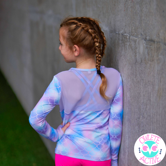 owlete active mermaid shirt